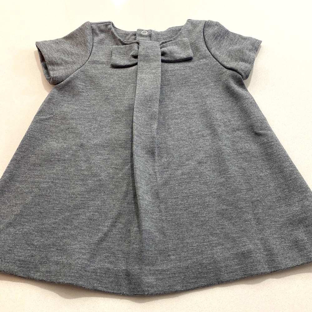 Jacadi dress 18 months with bow detail perfect condition